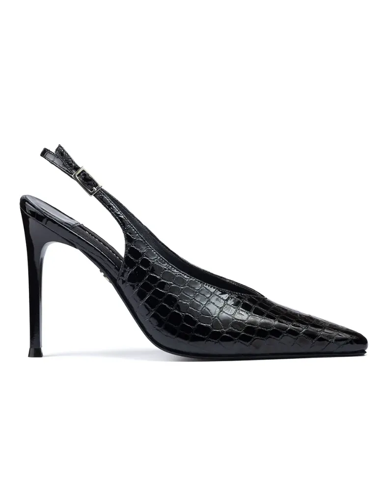 KENIA 1471 CHAROL NEGRO CROCO (22.5)
