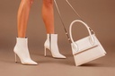 BOLSO NAPPA PIEL CAIMAN MARFIL