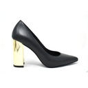 GRECIA 4400 PIEL NEGRO TACON ORO