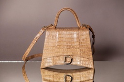 BOLSO LUCIA CAIMAN BRANDY