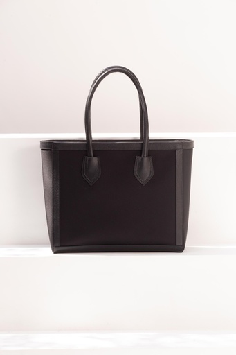 SIENNA PIEL/TEXTIL NEGRA